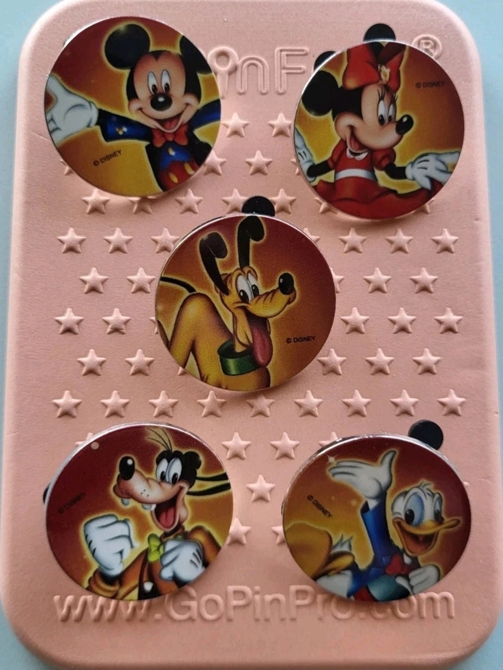VINTAGE Disney Mickey & Friends Pins COMPLETE SET, RARE